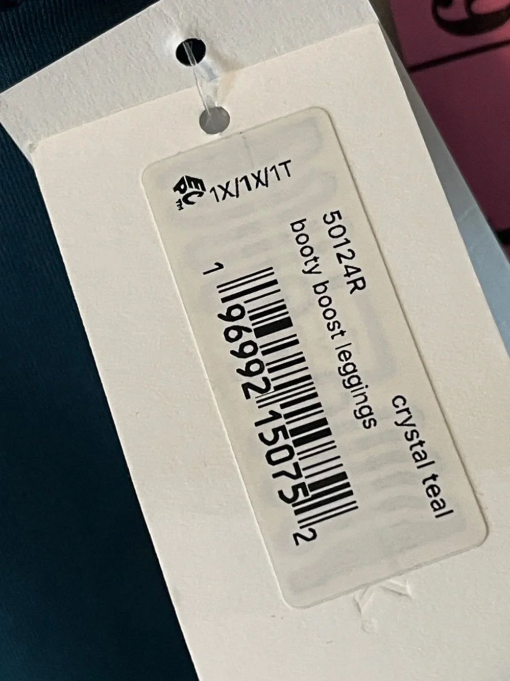 New! SPANX Booty Boost Full Length Leggings in Crystal Teal Size 1X NWT - Picture 7 of 13